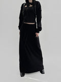 Rake casual long skirt