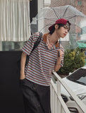 Yeah ST Crop Collar Short Sleeve T-shirt