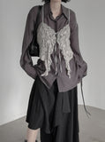 Sia Layered Unbalanced Skirt