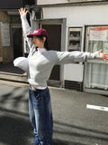 SIDE SHIRRING WIDE DENIM