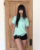 [Belt Set] Chiwell Micro Denim Shorts