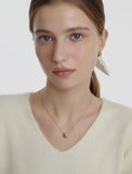 Iceblock Silver Necklace