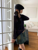 [Belt Set] Konya Y2K Washing Denim Mini Skirt