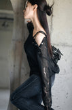 Edgy Button Knit