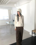 [Brushed Lining] Shover Leopard Chiffon Layered Tiered Jogger Pants