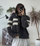 Sandy High Neck Cardigan
