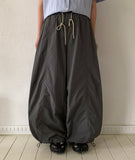 Monters Banding Balloon Wide Nylon Pants