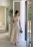 Miereu Summer Satin Banding Skirt