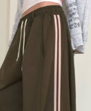 Choking Track Banding Strap Wide-Fit Training Long Pants