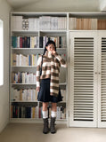 [Muffler Set] Basis Vintage Stripe Angora Knit