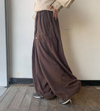 [Unisex] Turnedin Corduroy Rivet Balloon Wide Pants