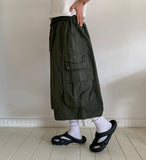 [unisex] Iltit Cargo Banding Bermuda Pants