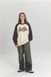 SNACK CAT Raglan Sweatshirt