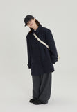 [BAONHAUS] Sennen Frill Collar Single Coat