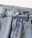 Heavy Destroyed Denim Pants