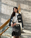 Ibrea Tweed Color Matching Jacket