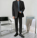 Check wool jacket