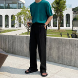 Rump Linen One-Tuck Wide Pants