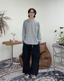 Earthon Waffle Pigment Long Sleeve