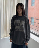 Podane Pigment Printing Over Long Sleeve Tee