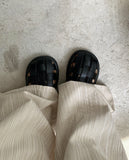 Neoki Color Stripe Wide Cotton Pants