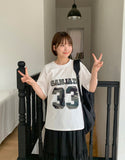 Sponk Camo Embroidery Lettering Short Sleeve Tee