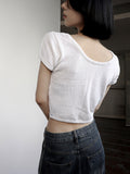 Huff crop knit