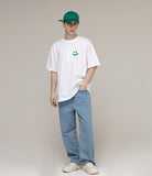 Spray Small Drawing Smile Short Sleeve Tee
