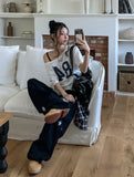 Aren embroidery training pants