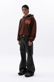 rockstern hoodie zip-up