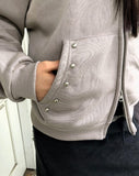 Makin Stud Two-Way Brushed Hood Zip-Up