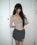Miview Wrap Skirt Pants