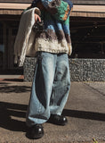 Autumn Snap Balloon Wide Denim