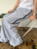 Fella Side Coloring Zipper Banding Pants