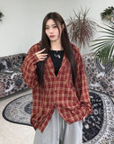 Seddy Check String Hood Shirt