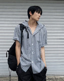Check Hood Shirt