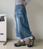 Belkyo Washing Denim Bermuda Pants