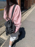 Pinby Basic Check Long Sleeve Shirt
