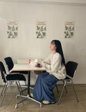 [unisex] Barum Hachi Collar Over Warmer Cardigan