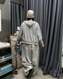 Nuzz Pintuck Belted Balloon Sweatpants