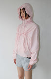 FRILL SHIRRING HOOD JP