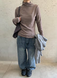 Novet Stripe Frill Half Polar Tee
