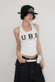 UBS DOT HALTER TOP