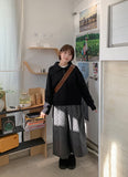 Kimmiver Half Open Collar Knit