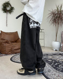 Servant Print Denim Pants