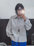 [LANARCH] Eckley Stripe Tie Shirt