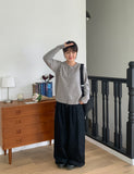 Kojiu Round Ribbon Knit Cardigan