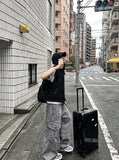 Pigment Balloon Stitch Cargo Denim Pants
