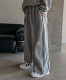 Knits incision wide jogger pants