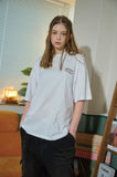 BUNNY CAT Embroidery Short Sleeve Tee